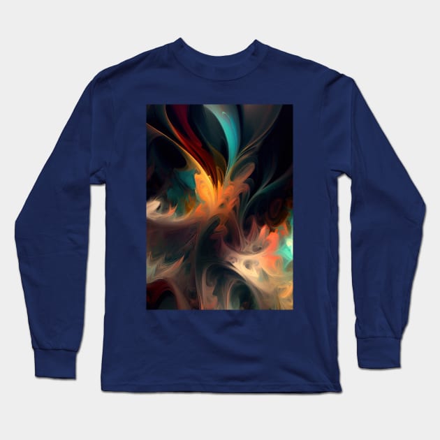 Color splash texture 3 Long Sleeve T-Shirt by MCAshe spiritual art 
